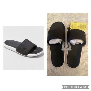 NWT* size 5 Women’s Emerald Slide Sandals- All in Motion Black 5